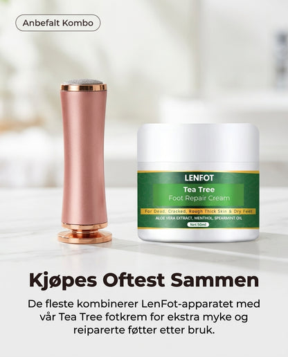Elektrisk hardhudssliper for føtter – myke føtter hjemme