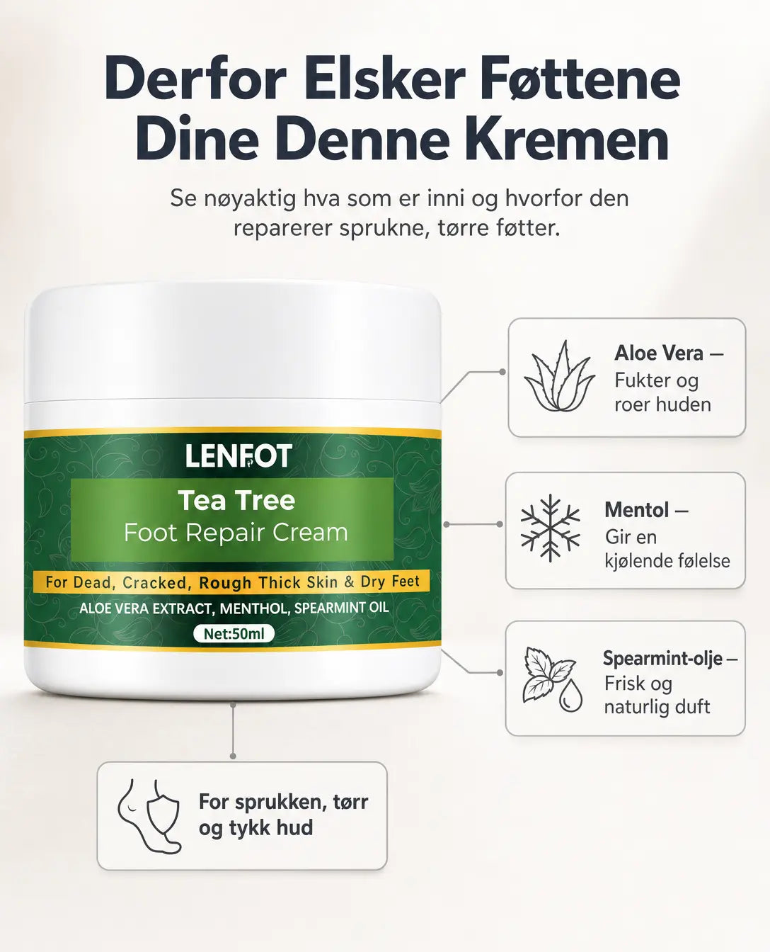 LenFot - Tea Tree fotkrem