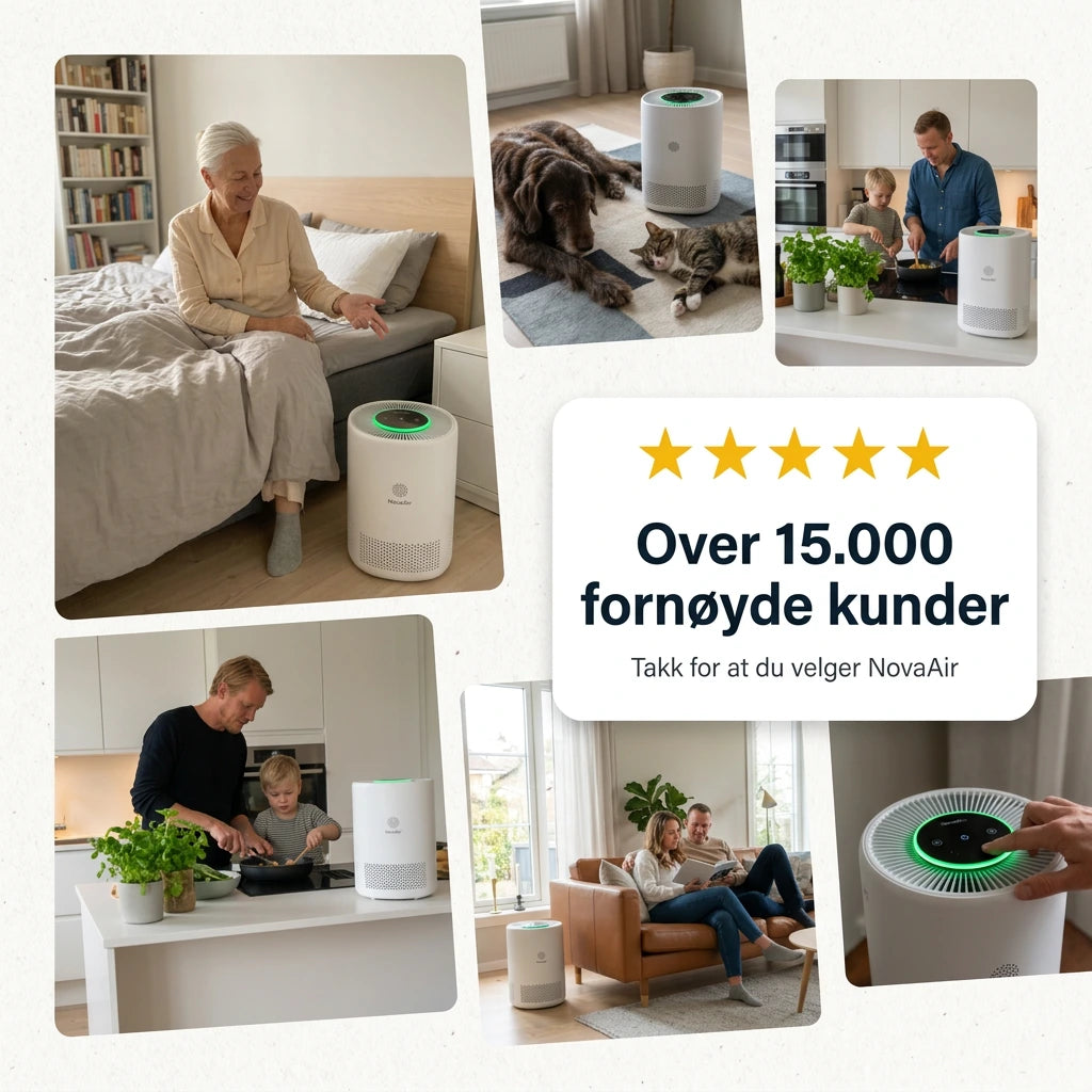 NovaAir™ – Soverommets luftrenser for allergikere